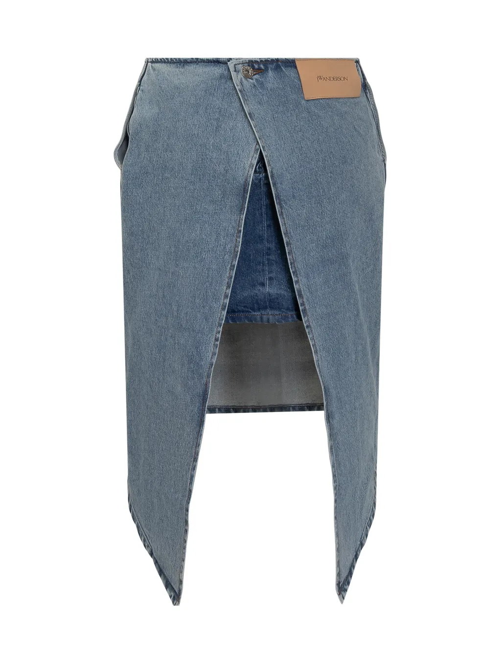 Rear Slit Midi Skirt