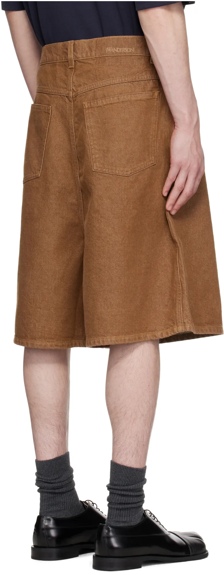 Aged Denim Shorts