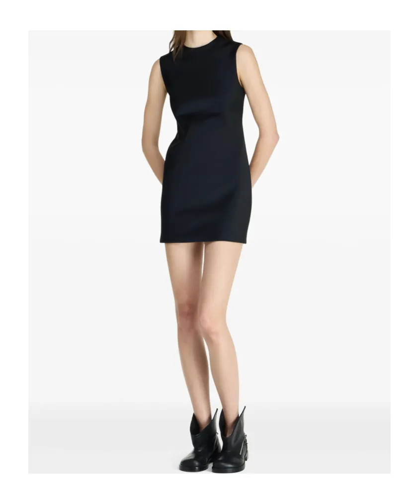 Denim-Twill Mini Dress