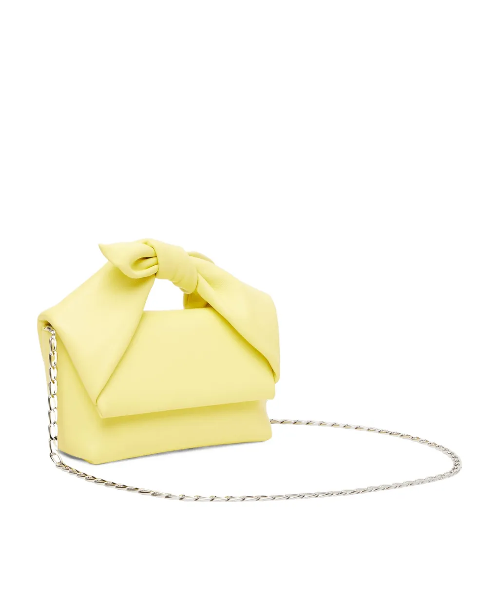 Midium Bow Twister Top Handle Bag