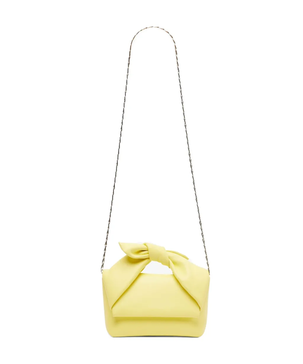 Midium Bow Twister Top Handle Bag