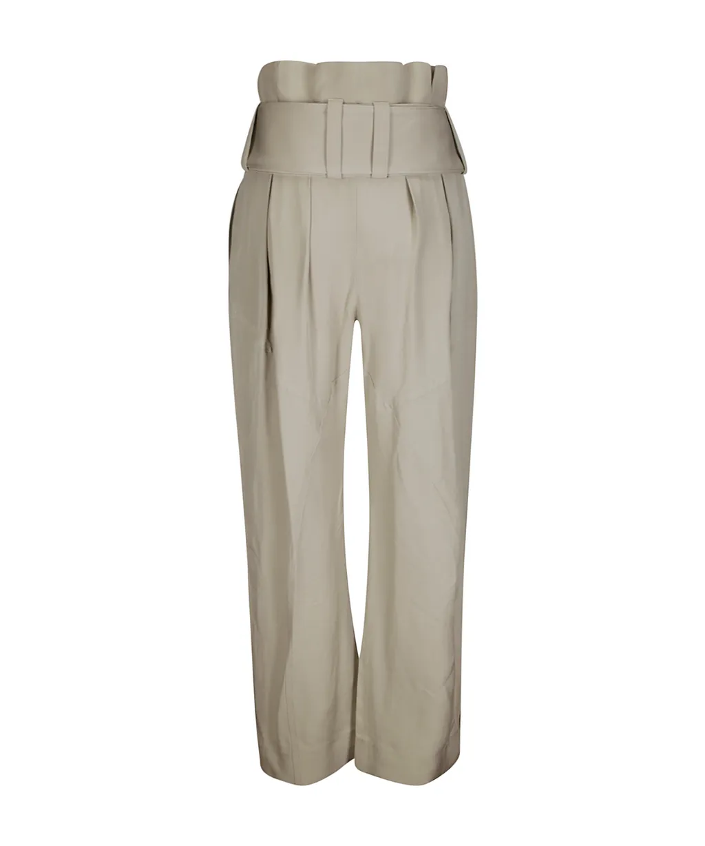 Gathered Waist D-Ring Trousers
