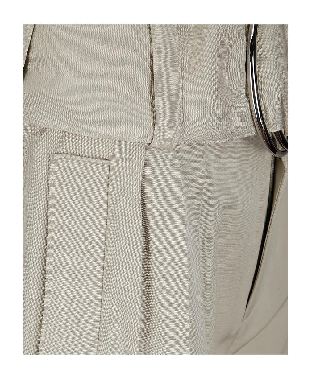 Gathered Waist D-Ring Trousers