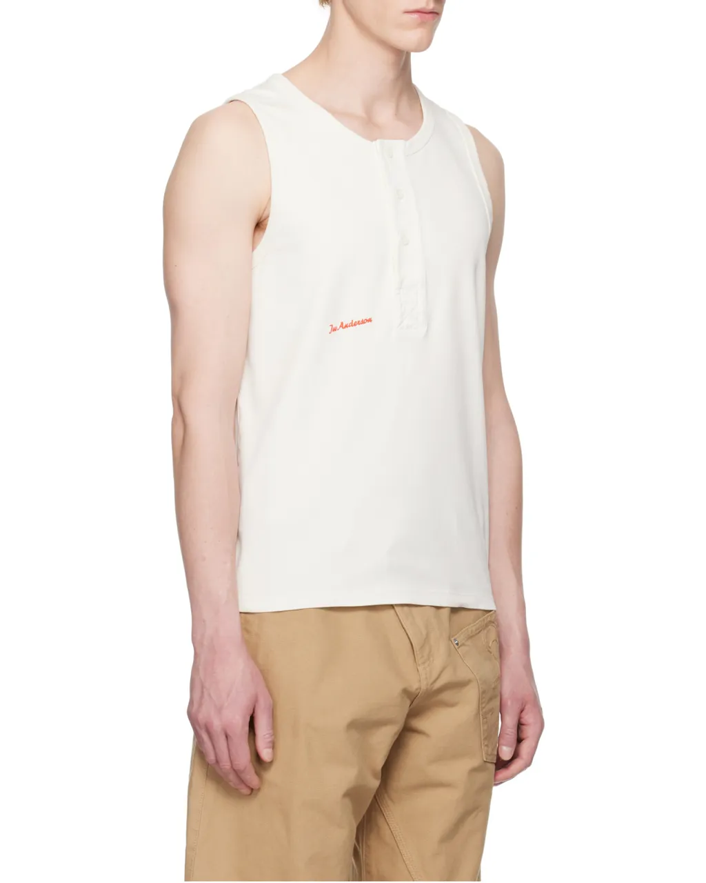 Logo Embroidered Tank Top