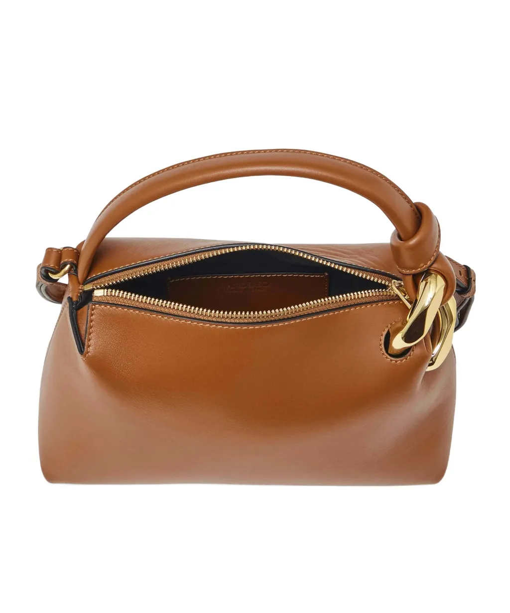Corner Zip-Up Small Tote Bag