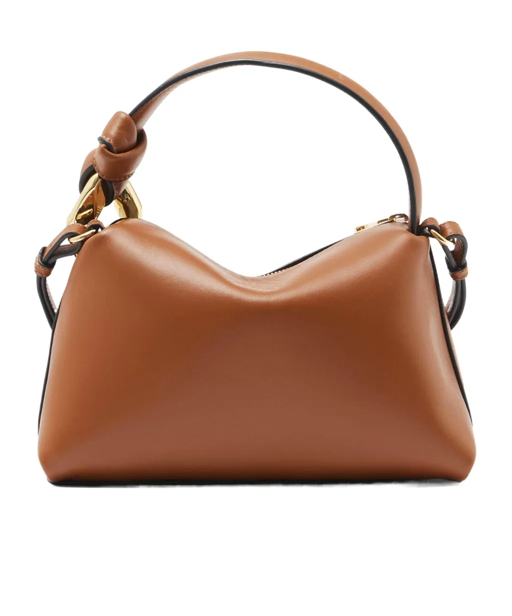 Corner Zip-Up Small Tote Bag