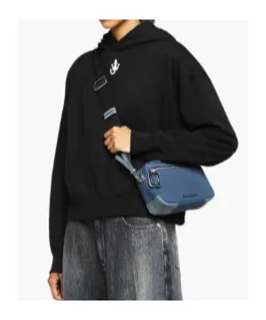 Anchor Logo Cropped Hoodie