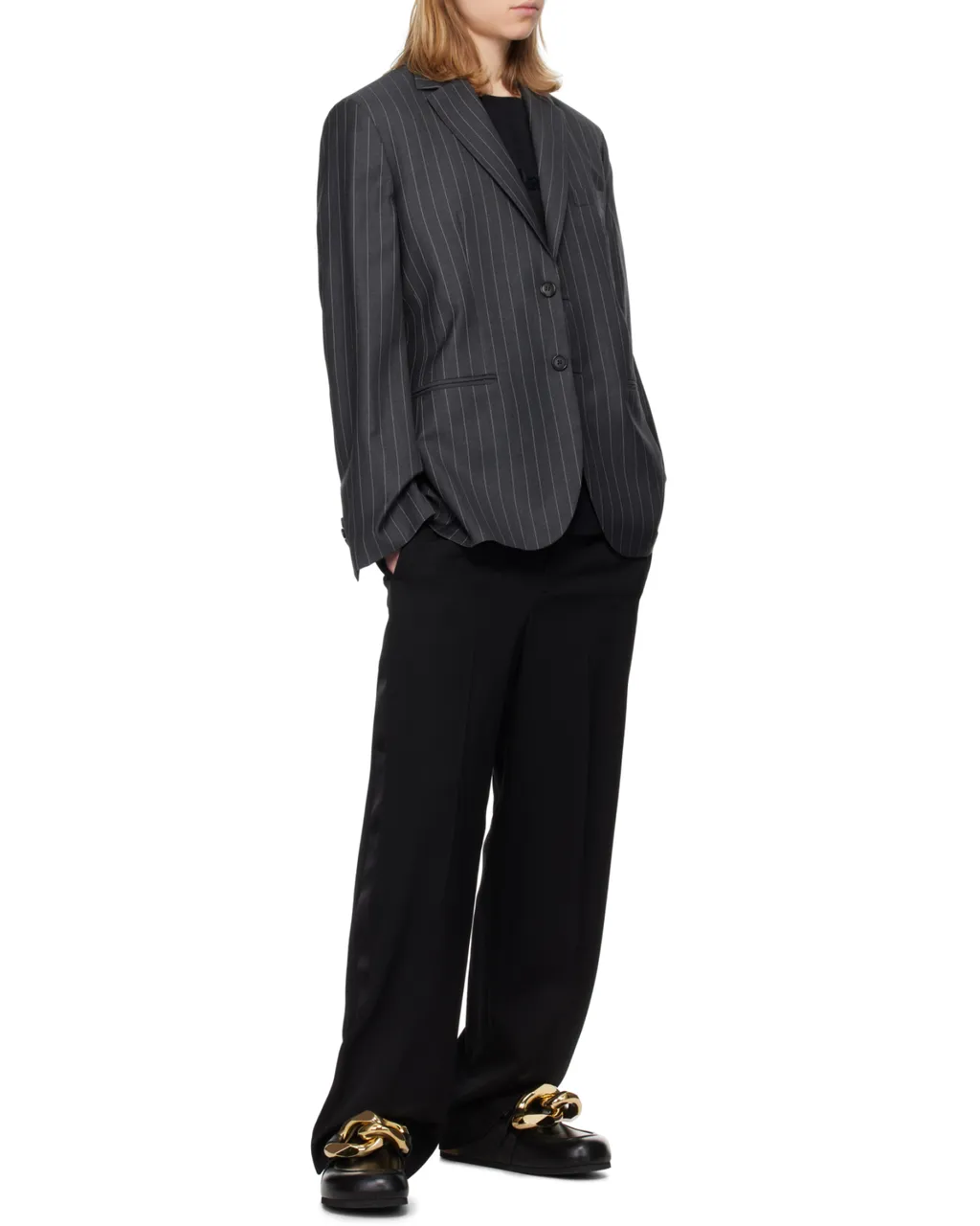 Striped Tailored Blazer