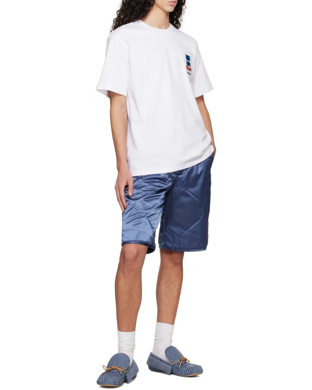 Drawstring Quilted Shorts