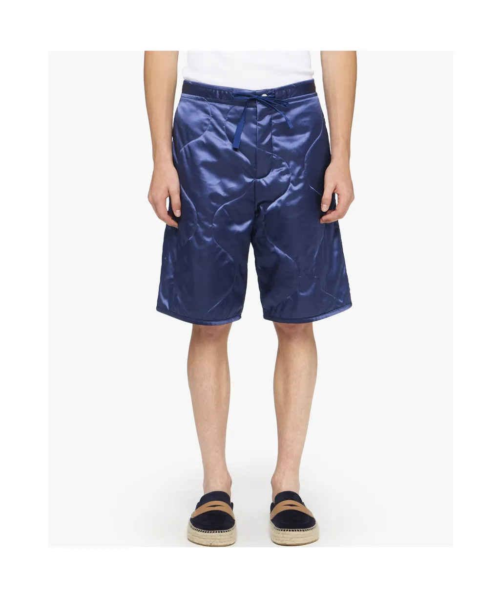 Drawstring Quilted Shorts