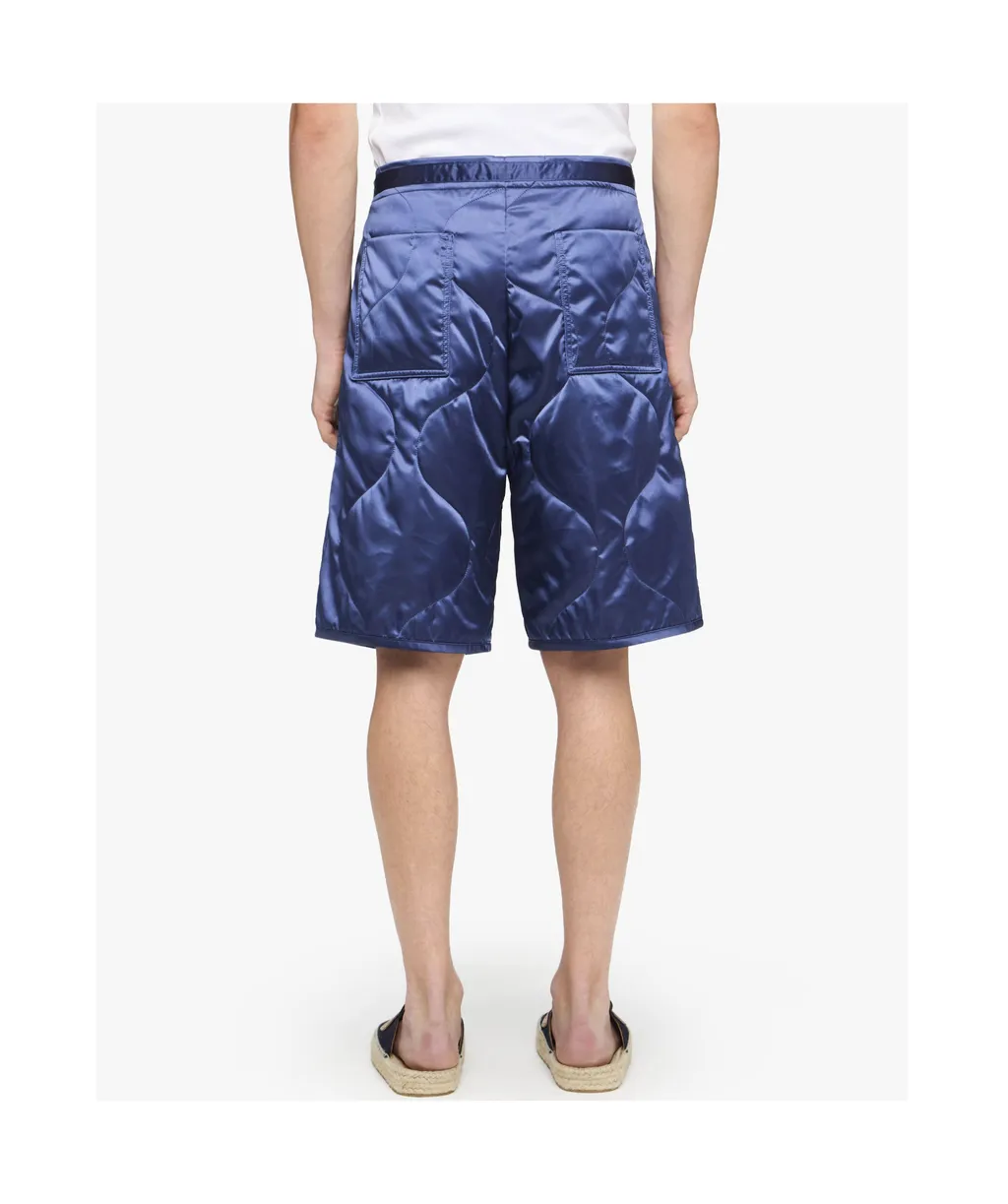 Drawstring Quilted Shorts