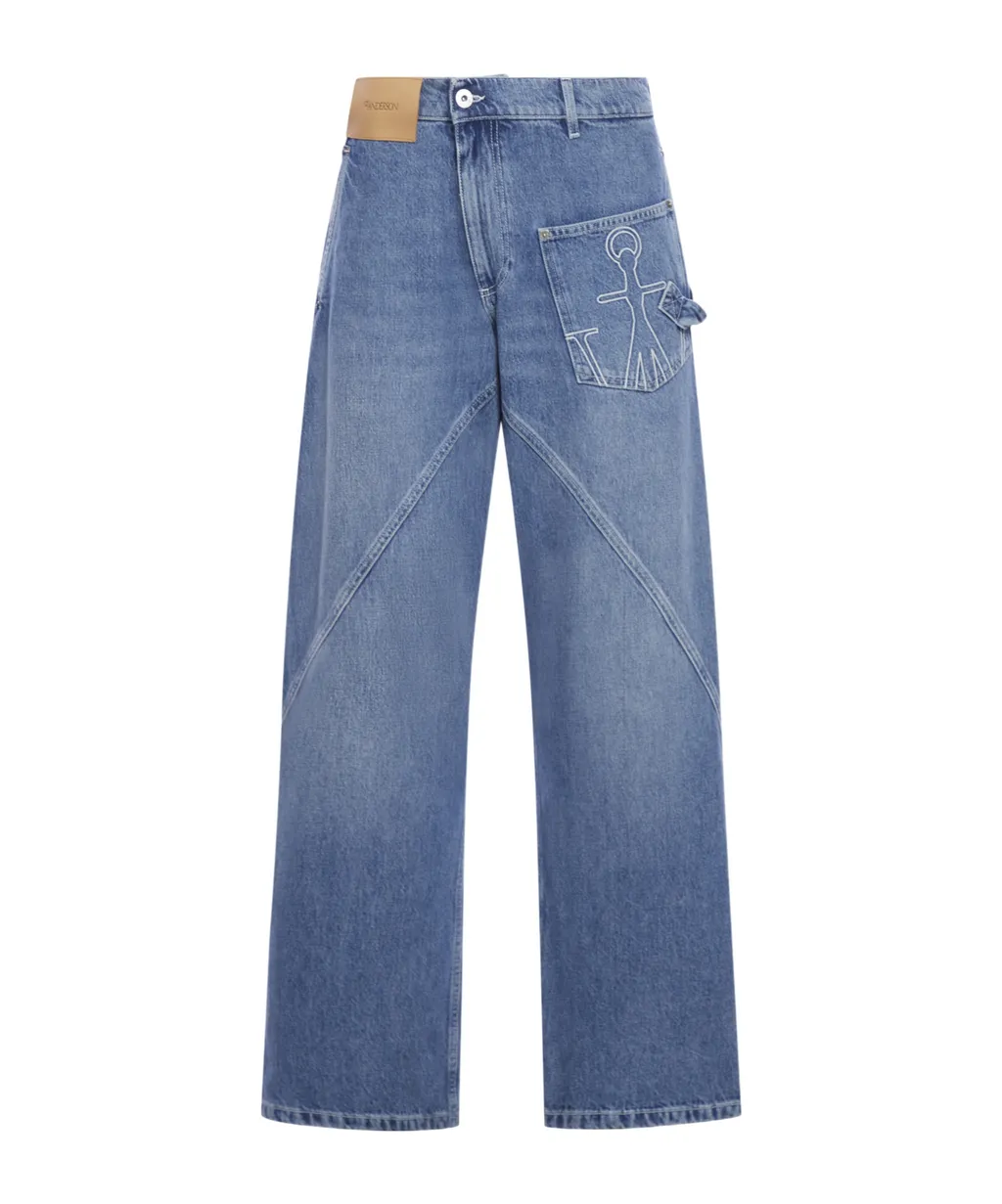 Logo Patch Twisted Jeans