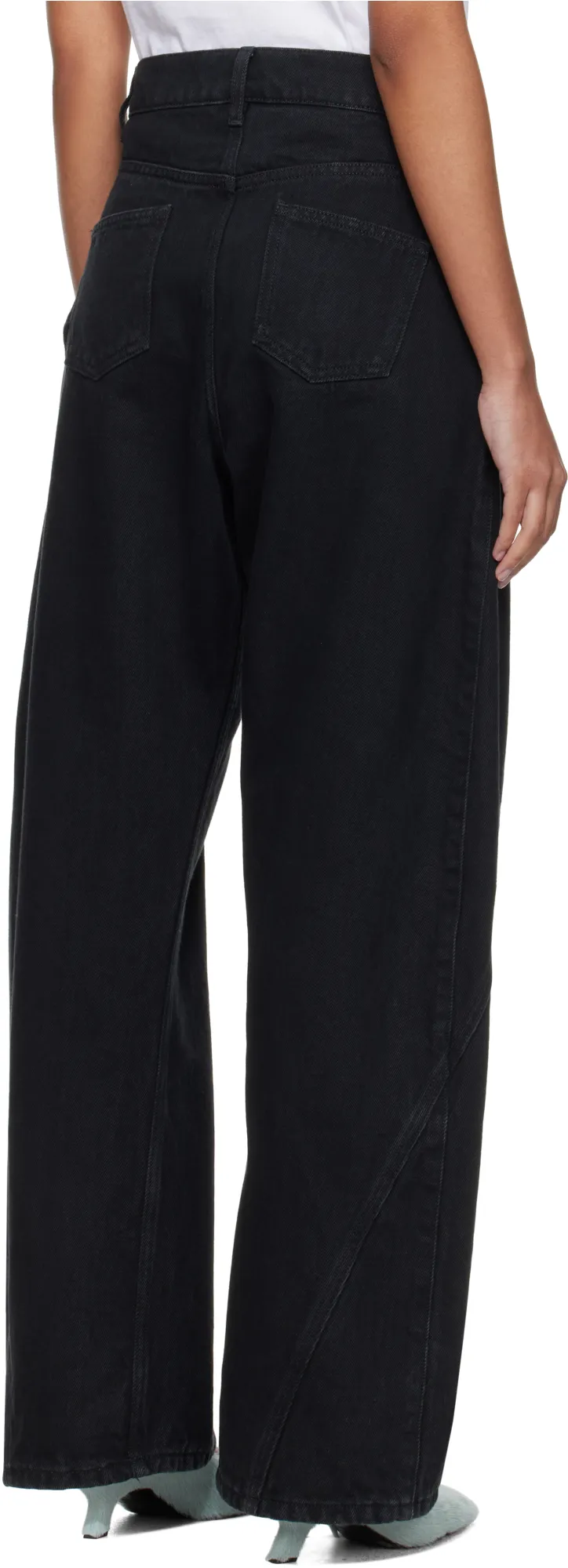 Twisted High Waist Jeans