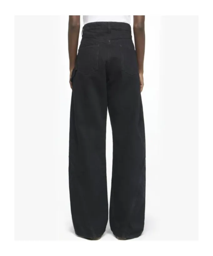Twisted High Waist Jeans