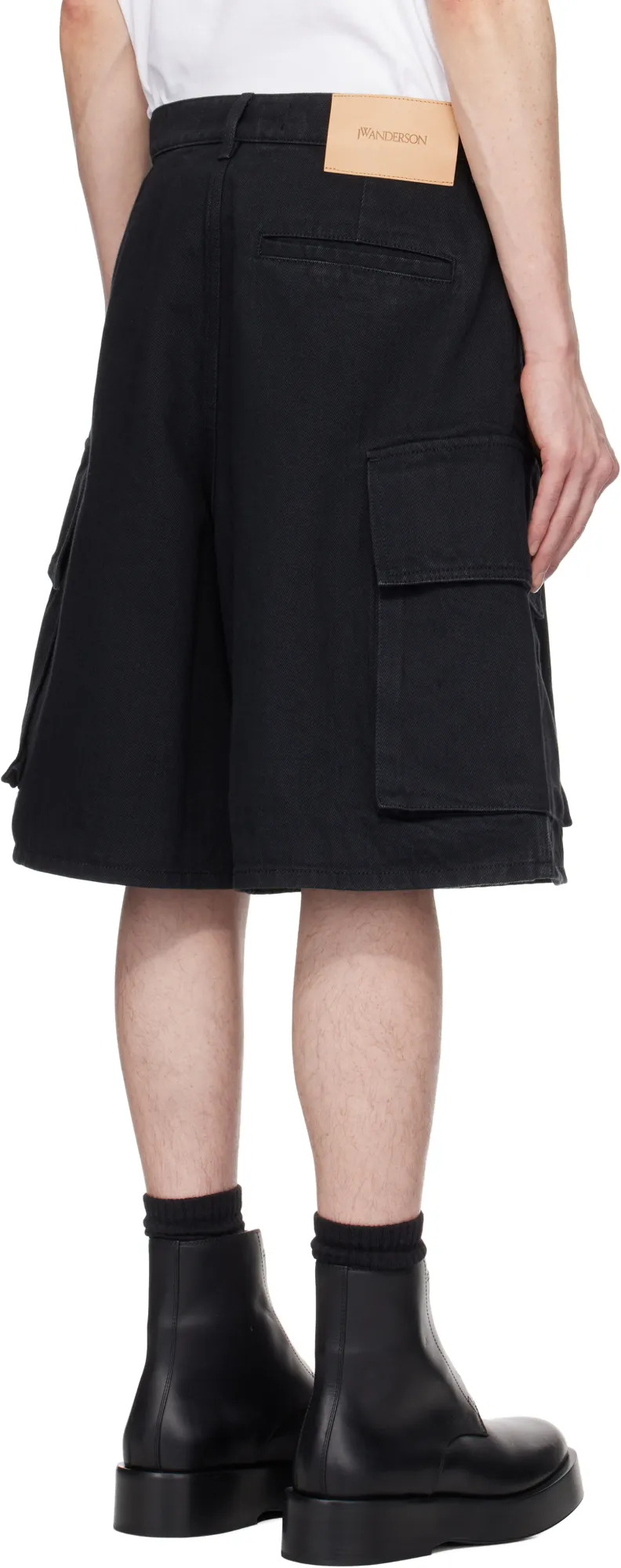 Cargo Denim Shorts