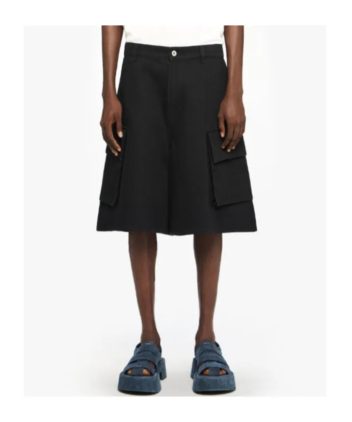 Cargo Denim Shorts