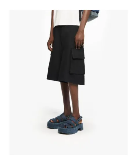 Cargo Denim Shorts