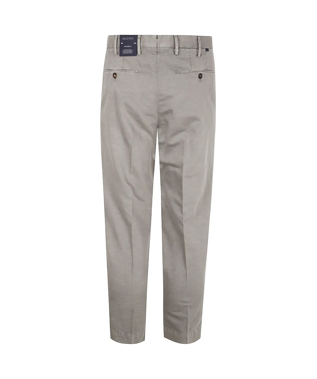 Cotton Straight Trousers