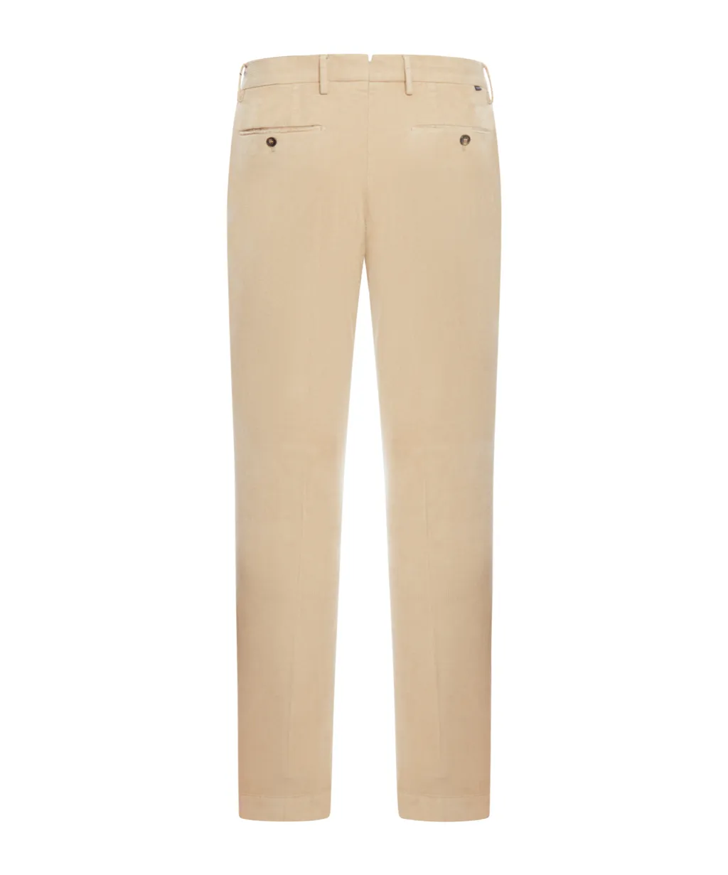 Pleated Straight-Leg Trousers