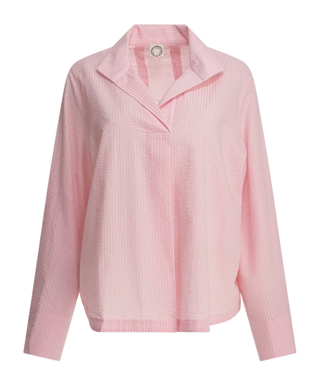 Textured Long Sleeve Top