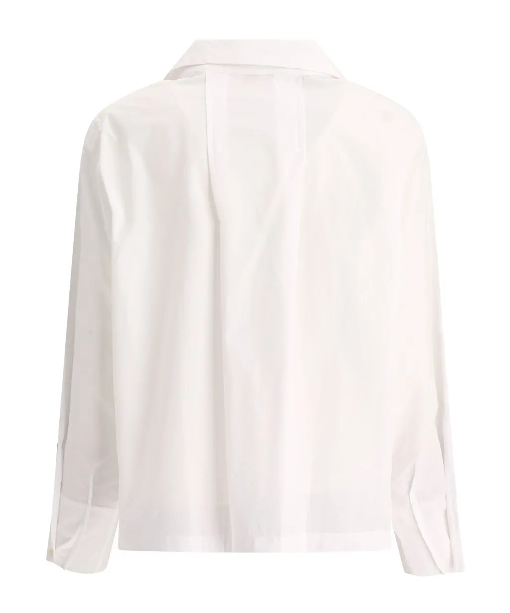 Three-Quarter Sleeve Collared Shirt