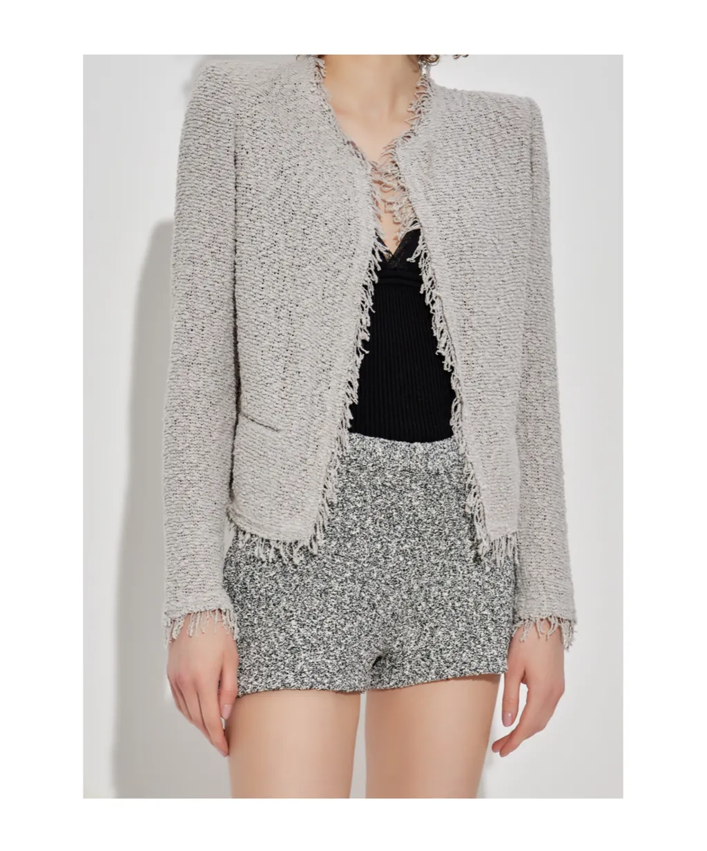 Frayed Tweed Jacket