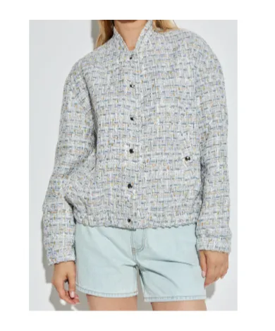 Noemy Tweed Buttoned Jacket