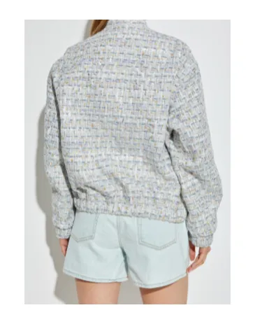 Noemy Tweed Buttoned Jacket