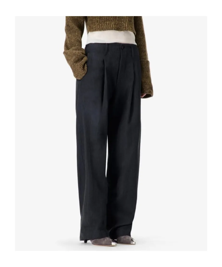 Barissa Wool-Blend Pants