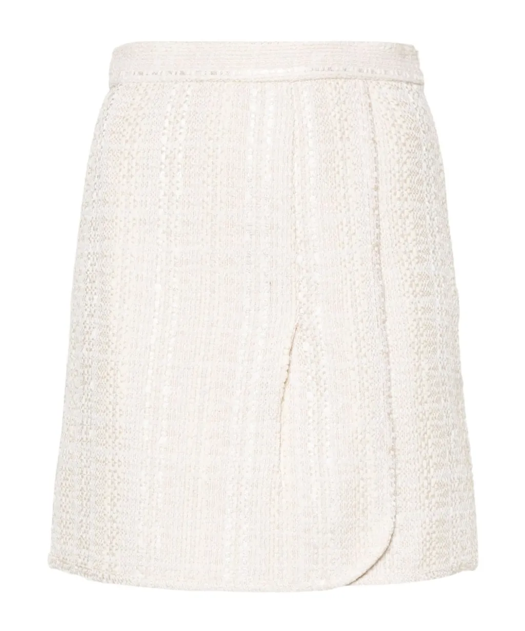 Bouclé Design Mini Skirt