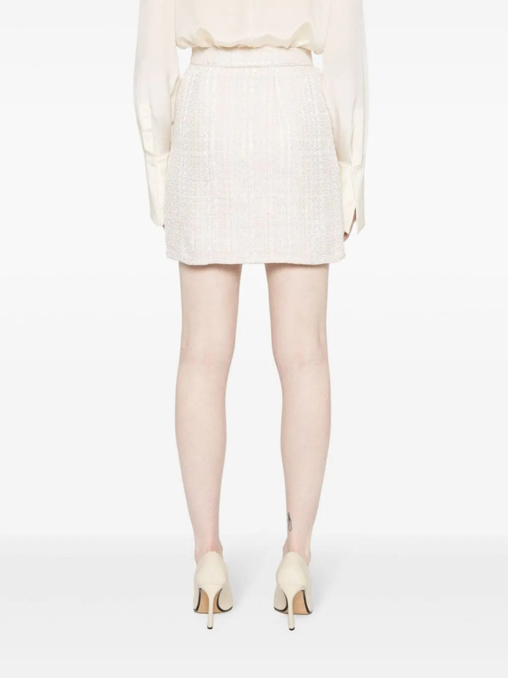 Bouclé Design Mini Skirt