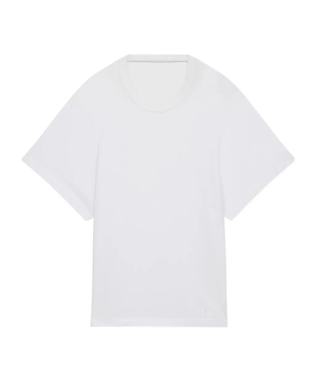 Edjy Open Back Short-Sleeved T-Shirt