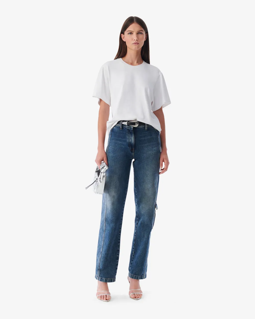 Edjy Open Back Short-Sleeved T-Shirt
