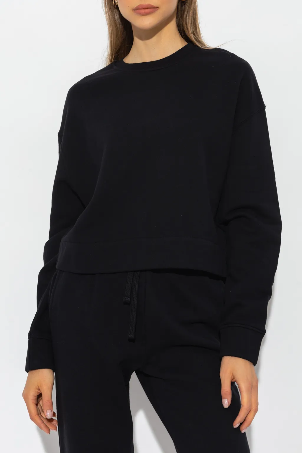Round Collar Long Sleeve Sweater