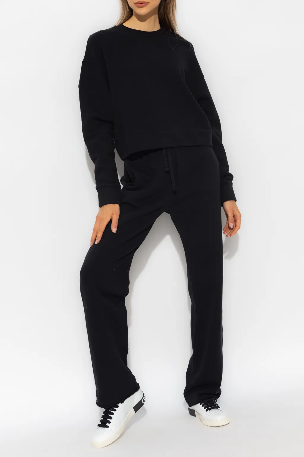 Round Collar Long Sleeve Sweater