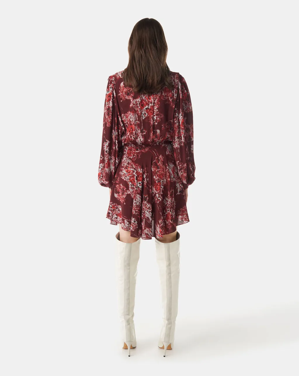 Azula Printed V-Neck Dress