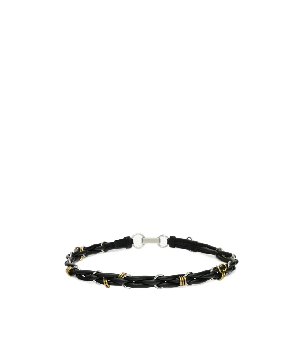 Mina Braided Leather Belt