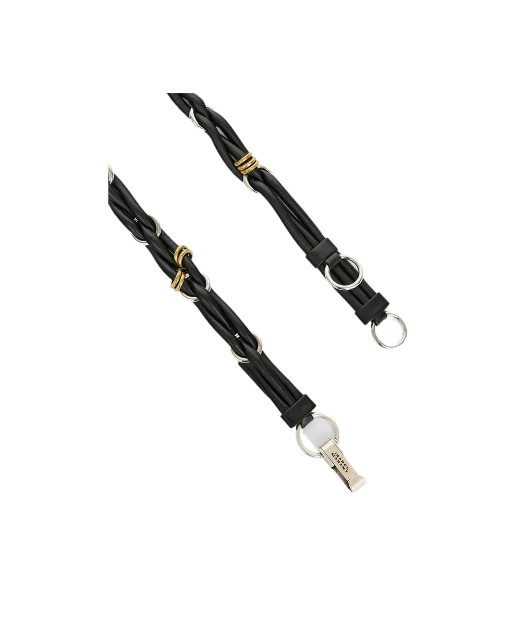 Mina Braided Leather Belt