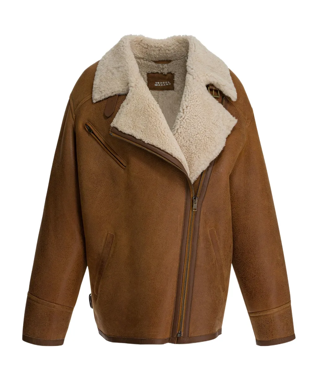 Shearling Zip-Fastening Jacket