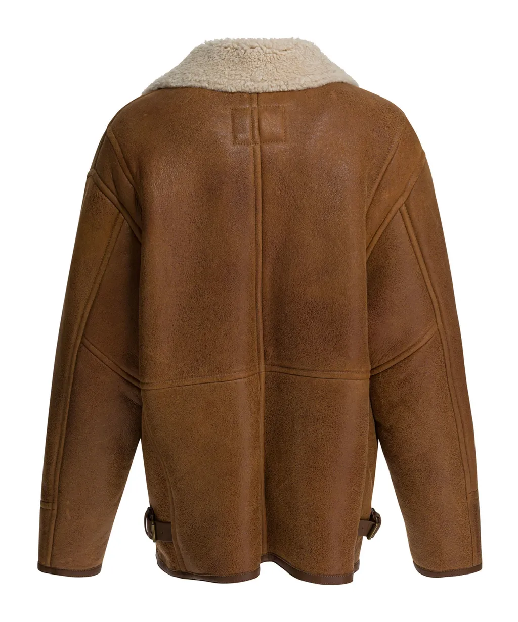 Shearling Zip-Fastening Jacket