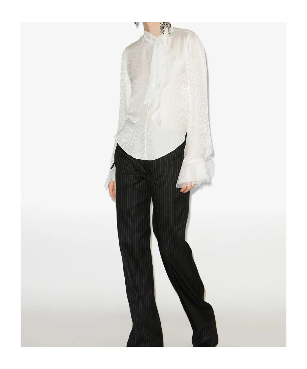 Raphaella High-Neck Blouse