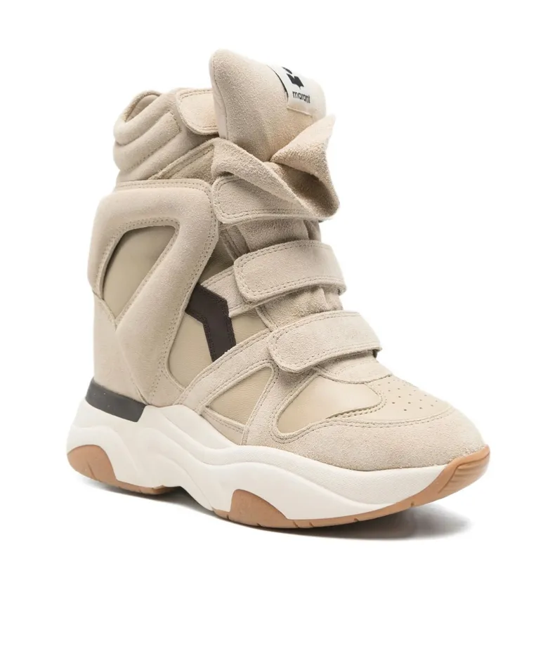 Balskee High-Top Touch Strap Sneakers