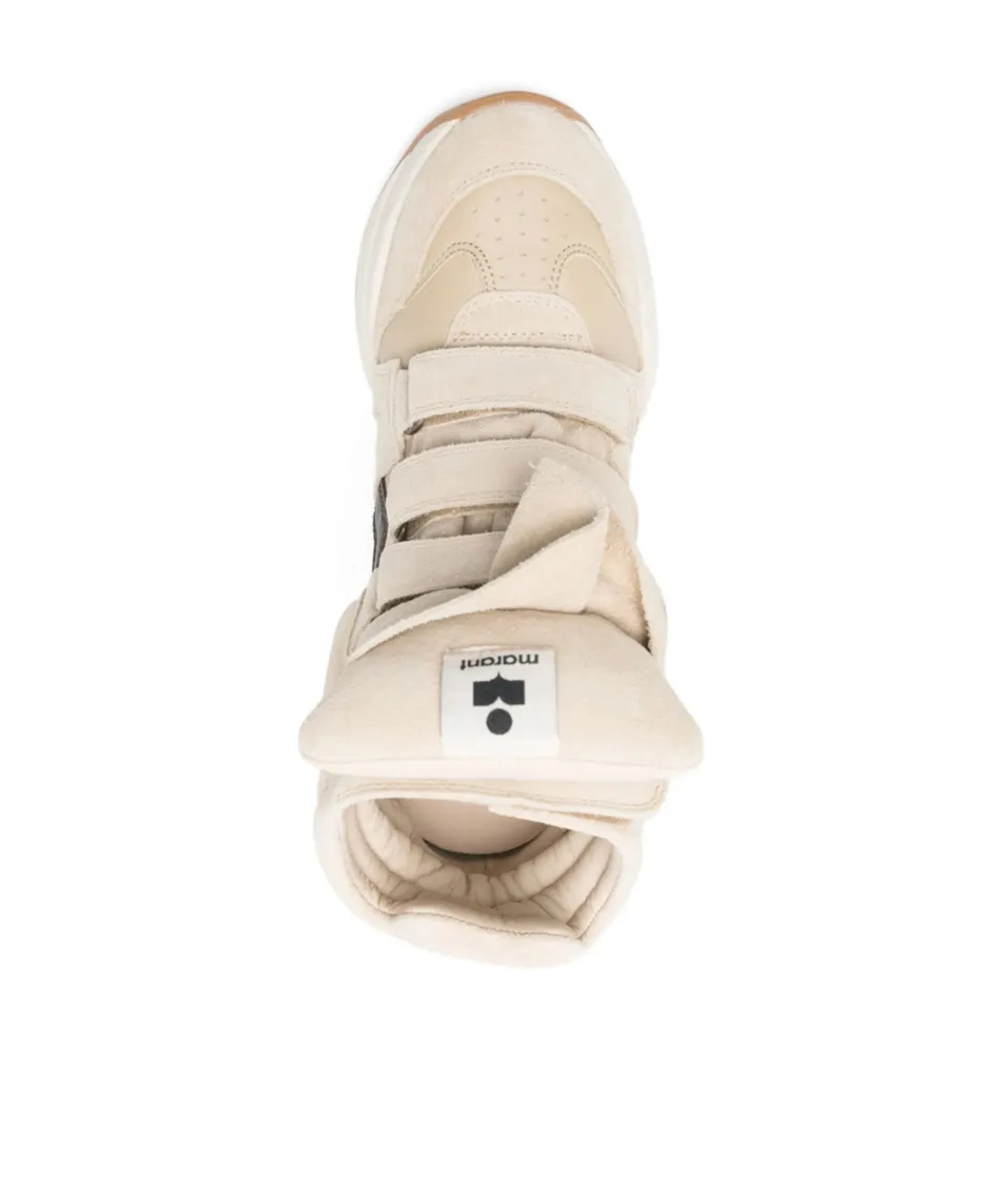 Balskee High-Top Touch Strap Sneakers
