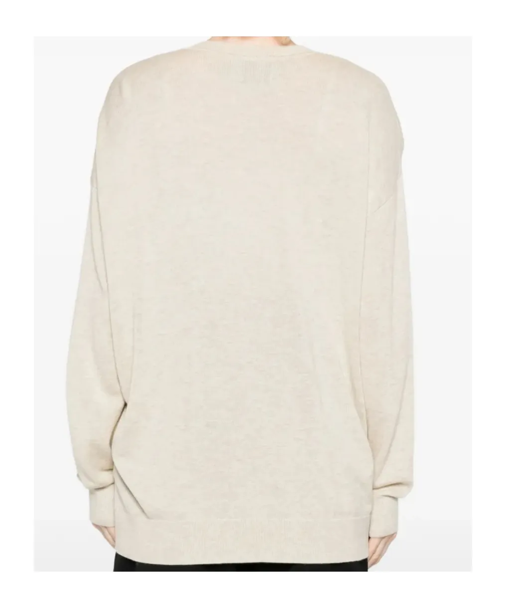 Chiraz V-Neck Ring-Detail Sweater
