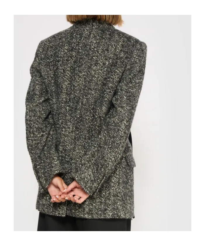 Double-Breasted Belted Jacket