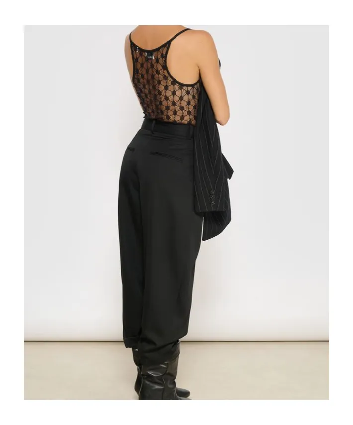 V-Neck Lace Top