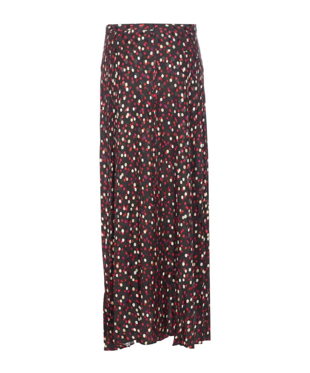 Polka-Dot Printed Skirt