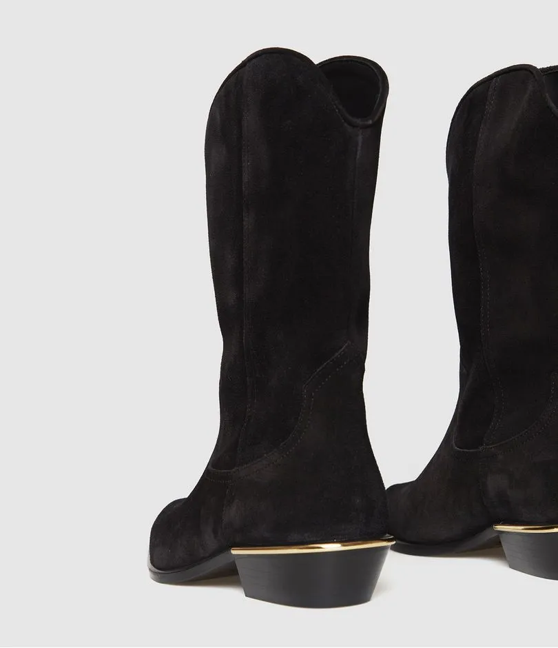 Elbana Cowboy Ankle Boots