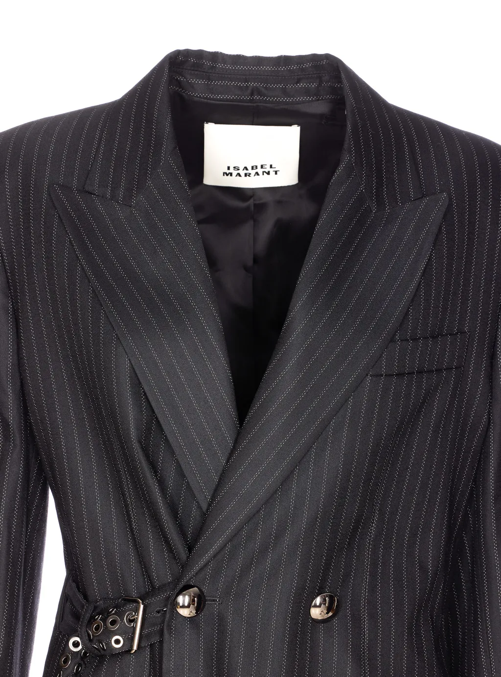 Double Breasted Striped Jacket