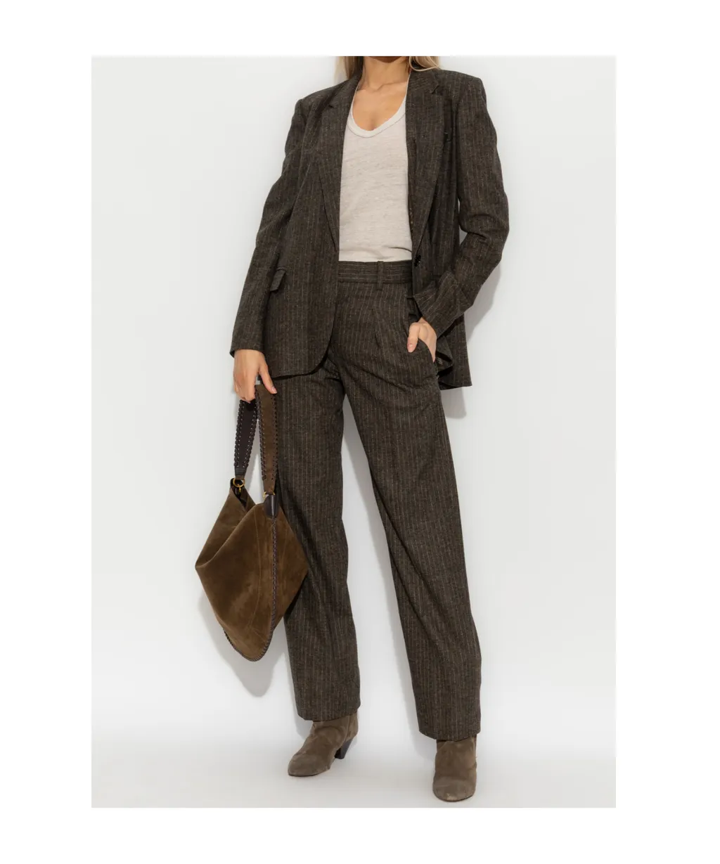 Lisetta Pinstripe Trousers